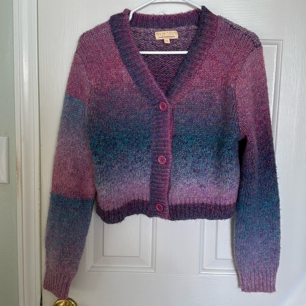 Sage & oak wool blend cardigan size M